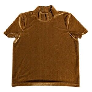 Madewell Wmn Sz XS Velvet T-shirt 70s 90s Y2K Retro Gremlin Goblincore Whimsy